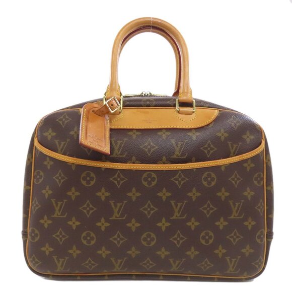LOUIS VUITTON Brown Monogram Canvas Deauville Boston Bag - Picture 1 of 11